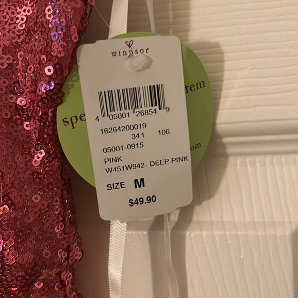 Windsor sequins pink dress NWT - Picture 3 of 5
